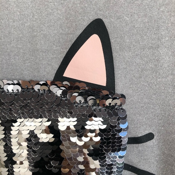 Halloween Trick Treat Sequin Cat Nightgown - Picture 6 of 9